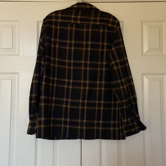 Vans Antihero Blue and Orange Flannel - Picture 3 of 5